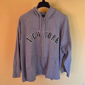 Venezia Jeans New York Grey Hoodie Size 22/24